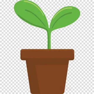 sprout bud seed clipart - Flowerpot, Green, Leaf, transparen