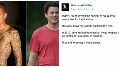 Wentworth Miller Fat Meme - Captions Cute Today