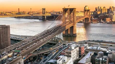 Brooklyn Bridge (New York State) : The first steel-wire susp