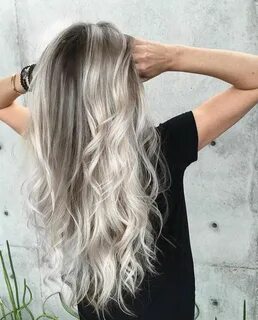 lange lockige haare graue farbe Hair styles, Long hair style