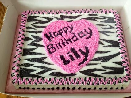 12 Zebra Cakes For Girls Cincinnati OH Photo - Birthday Cake