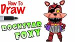 How to Draw Rockstar Foxy FNAF6 - YouTube