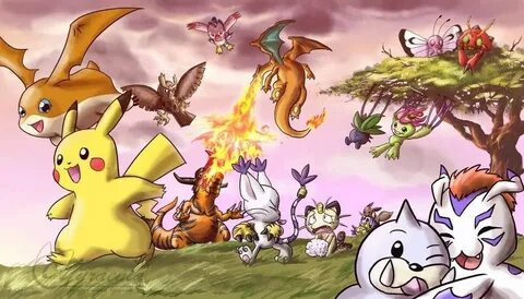 pokemon vs digimon - Google Search Cosas de pokemon, Digimon