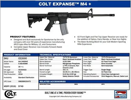 Colt Introduces The CE2000 Expanse Carbine -The Firearm Blog