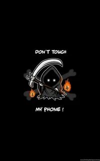 Android Phone Wallpaper Don T Touch Me Phone 3D Wallpapers D