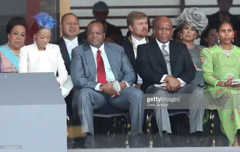 King Letsie III of Lesotho and Queen 'Masenate Mohato Seeiso