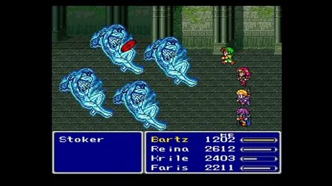 Final Fantasy V - Earliest Blue Magic (Mind Blast) - YouTube