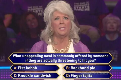 Watch Paula Deen on Who Wants to Be a Millionaire - Eater