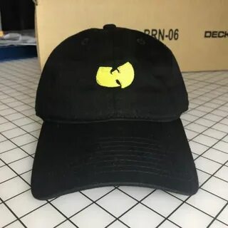 ✔ Wu-Tang Dad Hat Unstructured Baseball Cap Black Brand New 