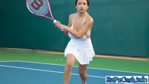 Hottest Asian Tennis Player Elizabeth Anne Holland Huge Boob
