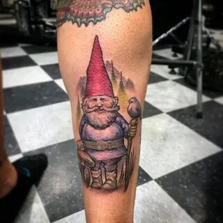 60 disegni del tatuaggio di Gnome per gli uomini - Idee dell