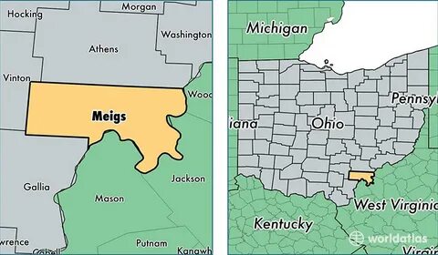 Map Meigs County Ohio Related Keywords & Suggestions - Map M