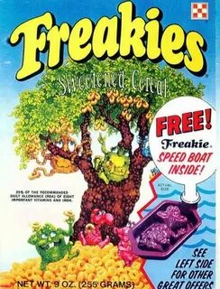 Freakies: Nearly Forgotten 70s Breakfast Cereal Freakies cer