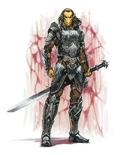 Гитъянки рыцарь Githyanki knight / Бестиарий D&D 5 / Monster