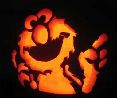 Elmo Pumpkin paintings