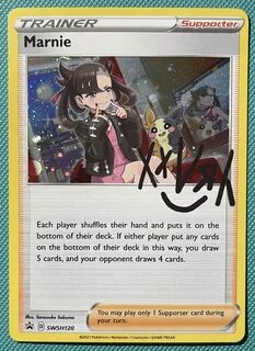 Full Art Trainer Marnie Promo set clients first reputation f