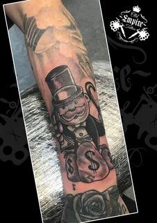 Monopoly Man Tattoo - Tattoos Concept