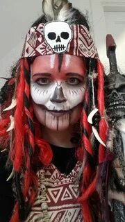 Witch Doctor Voodoo Priestess Witch Queen Fancy Dress Hallow