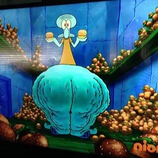 Squidward Meme Eating Krabby Patty - Captions Beautiful