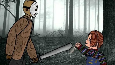 Jason vs Chucky Drawing Cartoons 2 - YouTube