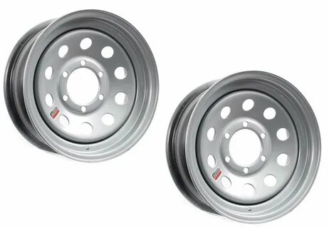 Buy 2-Pack Trailer Wheel Silver Rims 16 x 6 Modular Style 6 