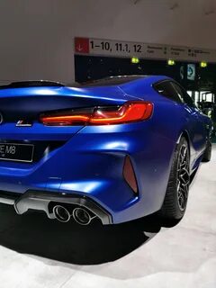 2019 IAA: BMW M8 Competition in Frozen Marina Bay Blue