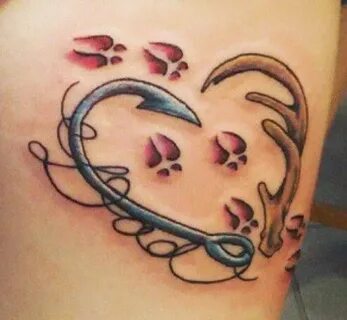Heart hook and antler Hook tattoos, Tattoos for daughters, T