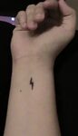 Lightning bolt wrist tattoo. Bolt tattoo, Lightning bolt tat