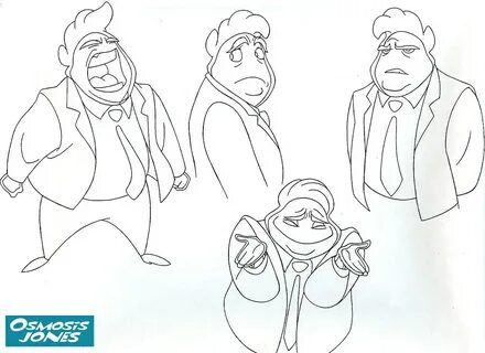 Osmosis Jones Collection of "The Mayor" Model Sheets Flickr