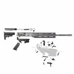 AR-15 Rifle Kit with USA Made 80% Anodized Lower Receiver, U