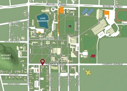 Bates College Campus Map Campus Map