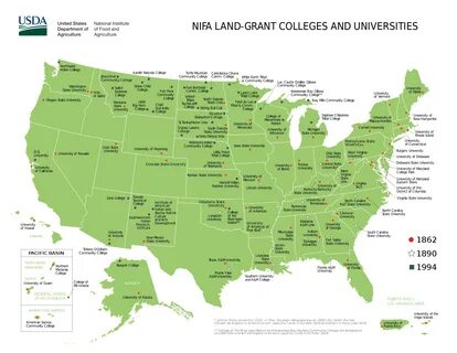File:Land Grant Colleges Map.svg - Wikipedia Republished // 