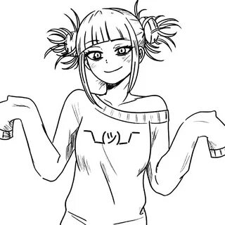 Toga Himiko from My Hero Academia Coloring Page - Free Print
