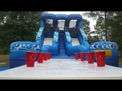 Flip Cup Water Slide Dublin, Ga Style - YouTube