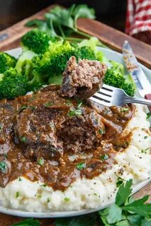 Salisbury Steak with Mushroom Gravy Recipe Salisbury steak, 