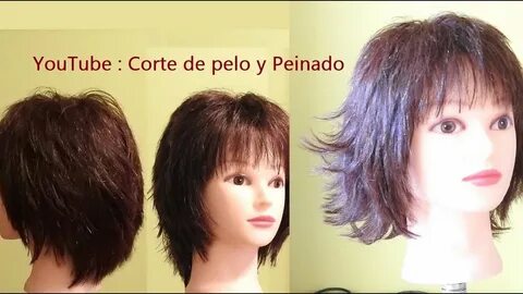 Corte de pelo corto en capas Dama Corte corto en capas Mujer