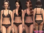 Pin on sims 4 lingerie