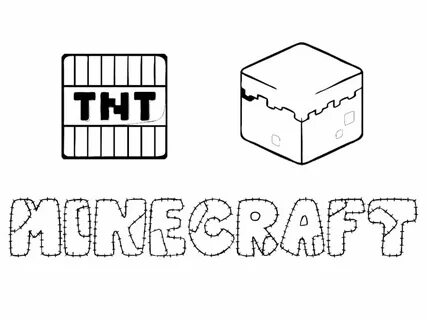 Minecraft Coloring Tnt Story Mode Printable Colorier Templat