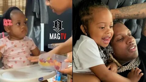 Lil Durk & India Teach Daughter Willow How To Say Mommy & Da