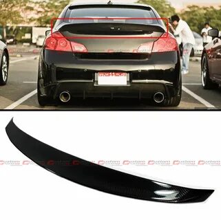 Купить CARBON FIBER STYLE REAR TRUNK SPOILER 2009 2013 INFIN