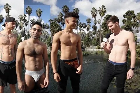 L.A. Runners Strip Down And Spill Out - Boxers Or Briefs? - 
