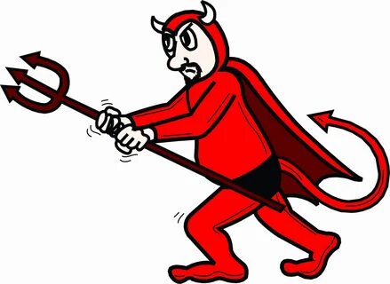 Satan clipart cartoon - Pencil and in color satan clipart ca