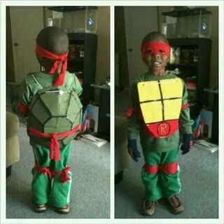 Made my son's ninja turtle costume Baby Halloween Costumes N