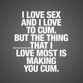 Love making you cum