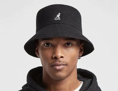 mens black reflective bucket hat black Mens black reflective