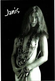 895 Postcard Janis Joplin Nude Singer, Songwriter - New: куп