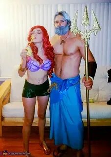 The Little Mermaid Ariel and King Triton - Halloween Costume