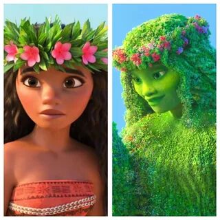 Loryn Stone Twitterissä: "Moana is Te'Fiti reborn so Maui ca