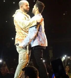 Drake came out to support his Toronto homie The Weeknd at hi