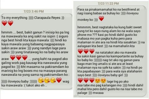Sweet Long Message To Girlfriend Tagalog - 54 LETTER FOR GIR